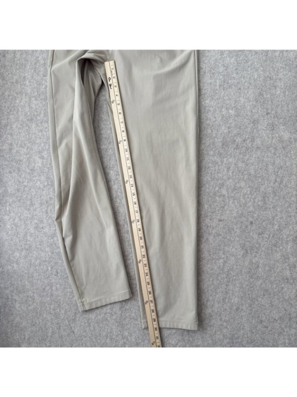 Lululemon ABC Pull On Pants Tan Slim Leg Mens XSmall - Picture 8 of 15